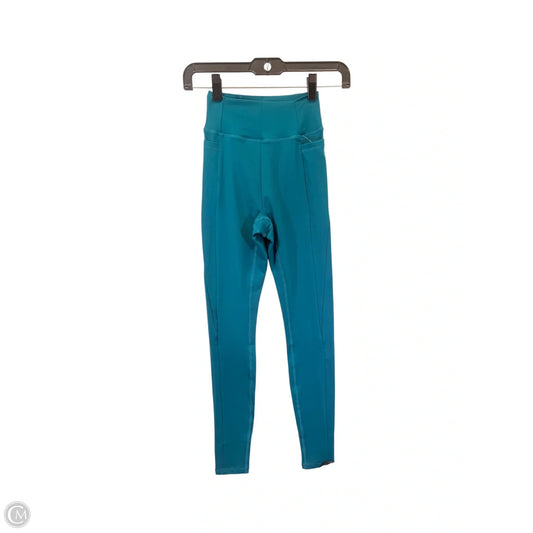 Athletic Leggings By Bloom Activewear In Teal, Size: Xs