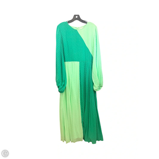 Dress Casual Maxi By Asos In Green, Size: L