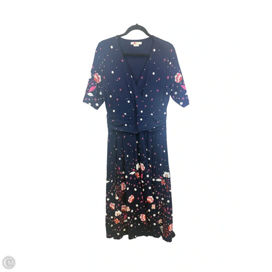 Dress Casual Maxi By Boden In Blue & Pink, Size: 10