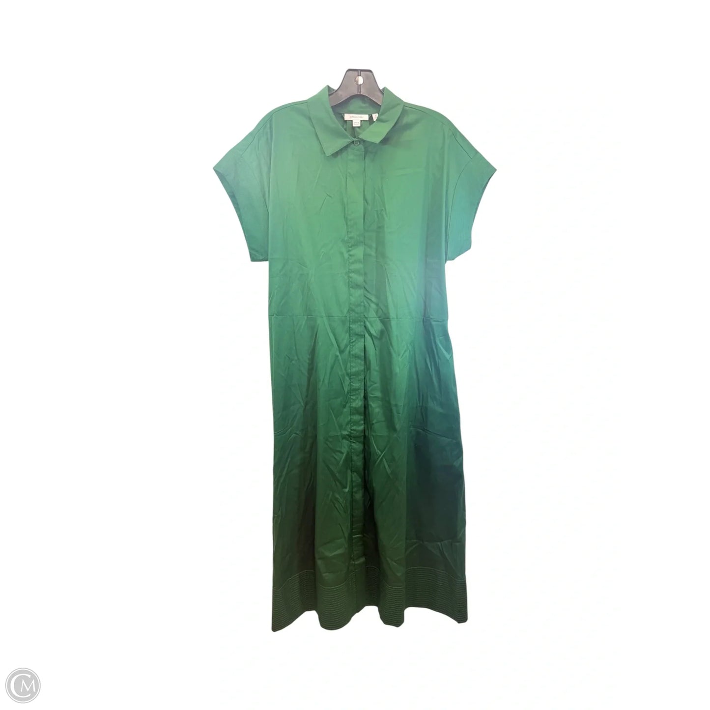 Dress Casual Maxi By Chicos In Green, Size: L