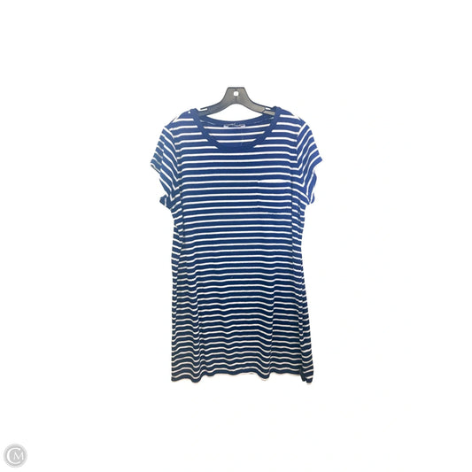 Swimwear Cover-up By Lands End In Blue & White, Size: Xl