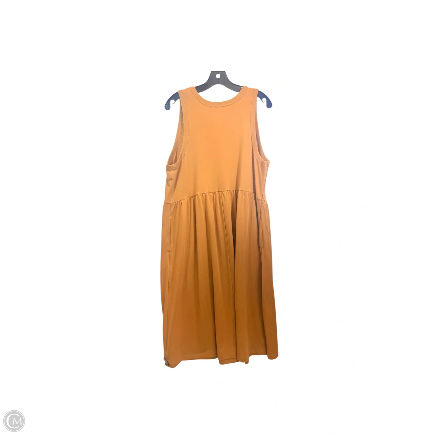 Dress Casual Maxi By A New Day In Tan, Size: Xxl