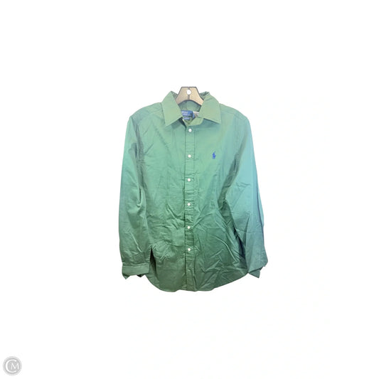 Top Long Sleeve By Polo Ralph Lauren In Green, Size: S