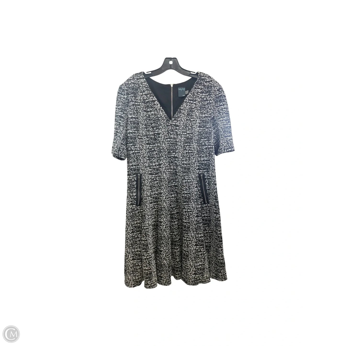 Dress Casual Midi By Gabby Skye In Black & White, Size: Xl