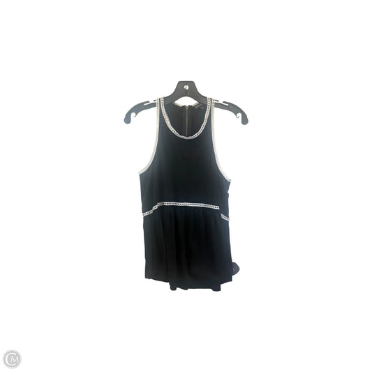 Top Sleeveless By Express In Black & White, Size: S