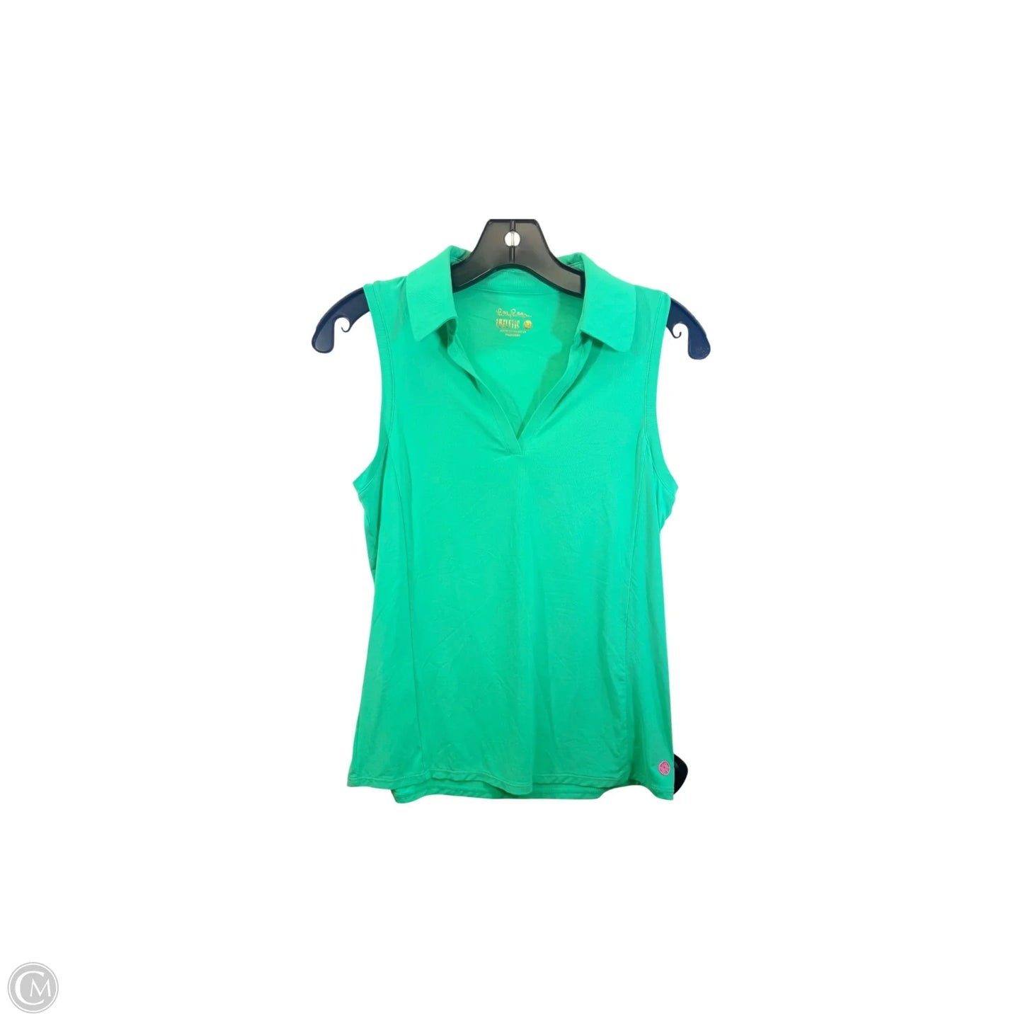 Top Sleeveless Designer By Lilly Pulitzer In Green, Size: Xs
