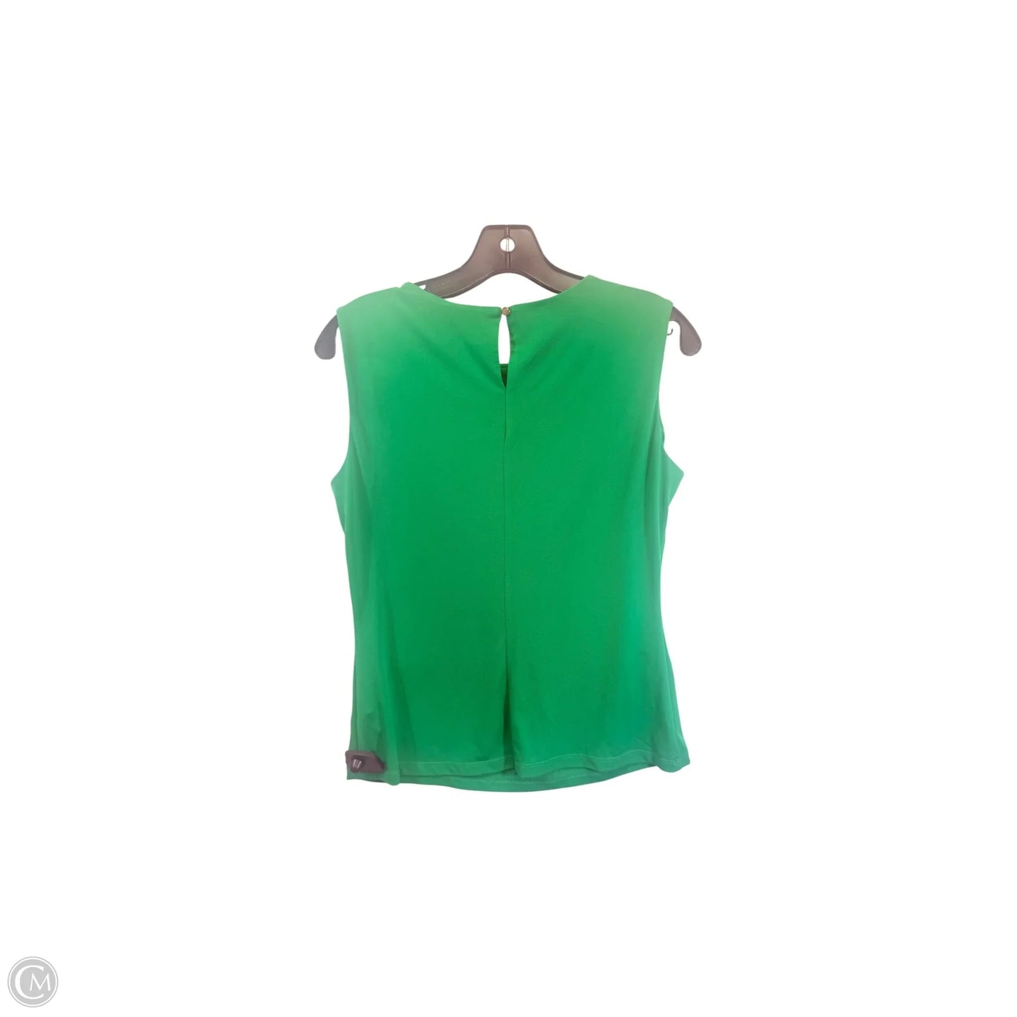 Top Sleeveless By Calvin Klein In Green, Size: S