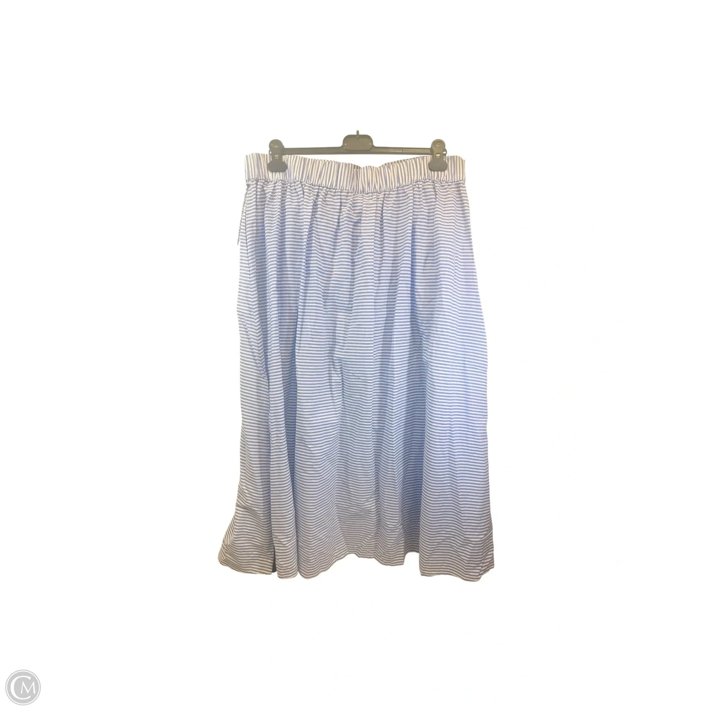 Skirt Maxi By Vineyard Vines In Blue & White, Size: Xl