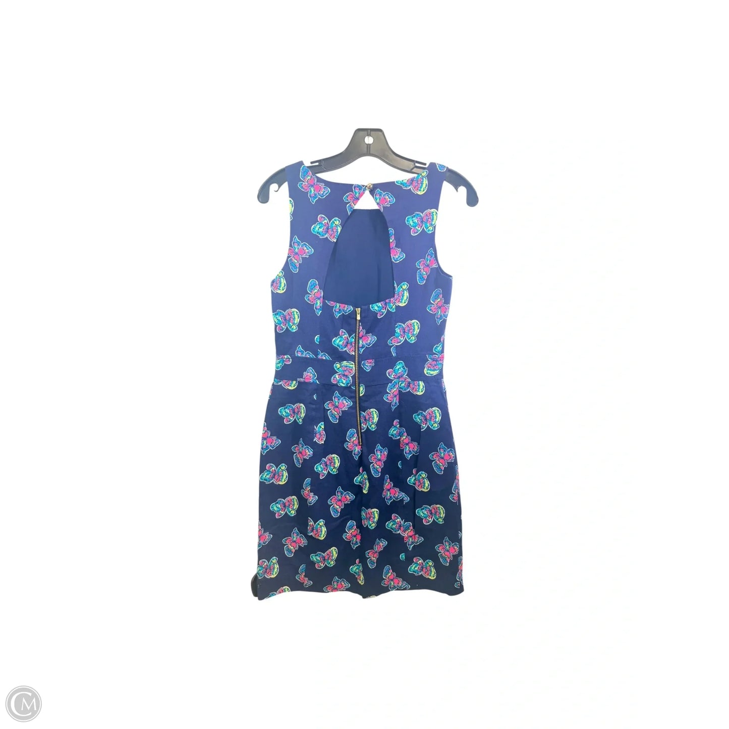 Dress Designer By Lilly Pulitzer In Blue & Pink, Size: 4