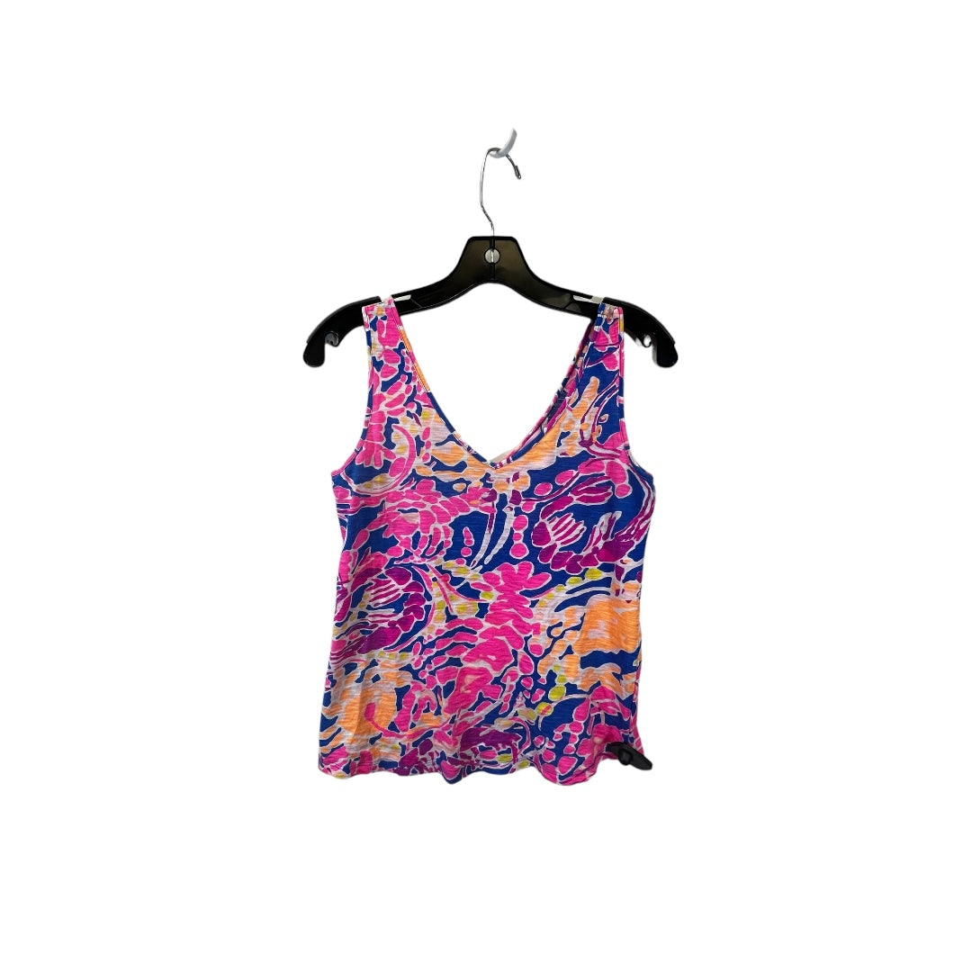 Pink & Yellow Top Sleeveless Lilly Pulitzer, Size Xs