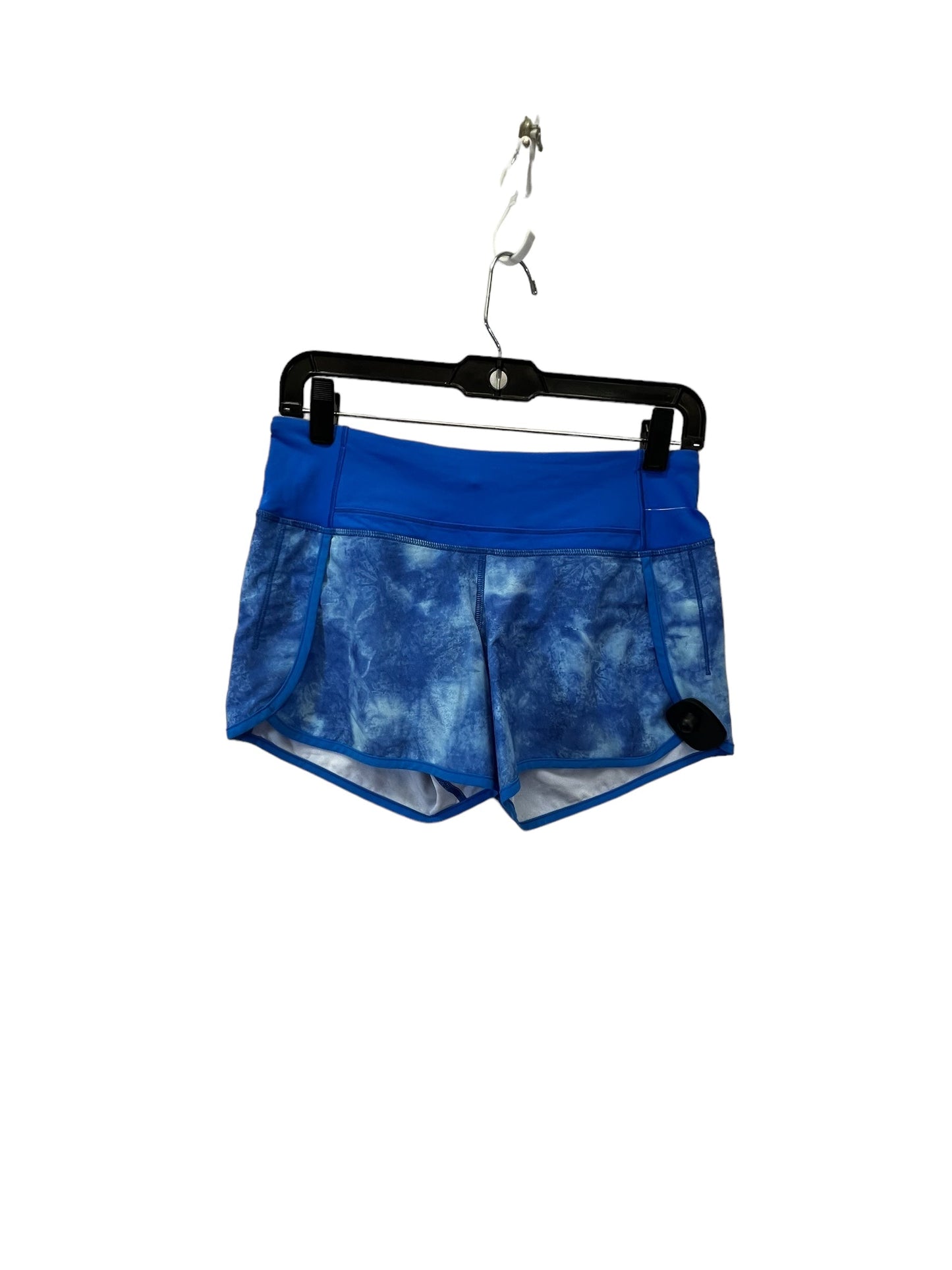 Blue & White Athletic Shorts Lululemon, Size 4