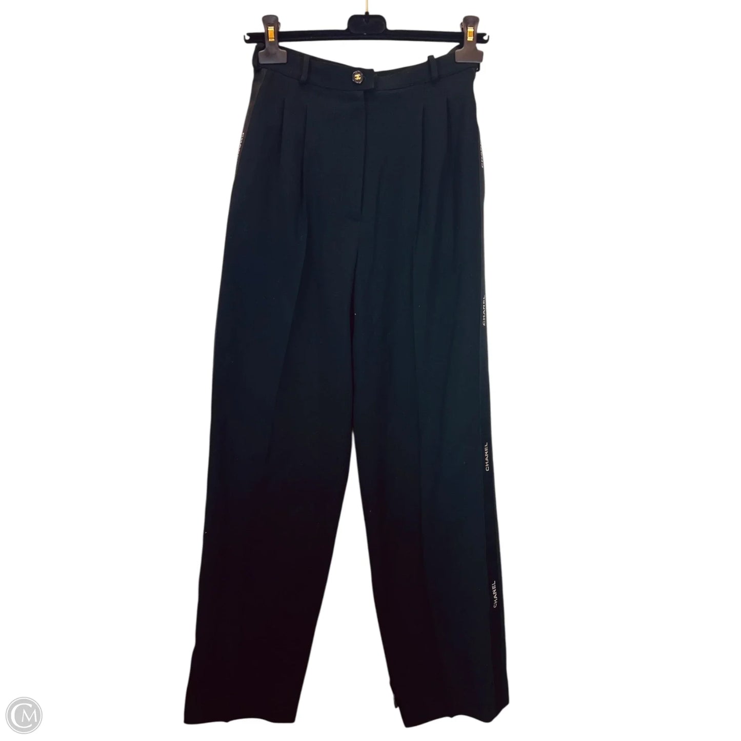 FLASH 25% off - Pants Luxury Designer By Chanel In Black, Size: 6