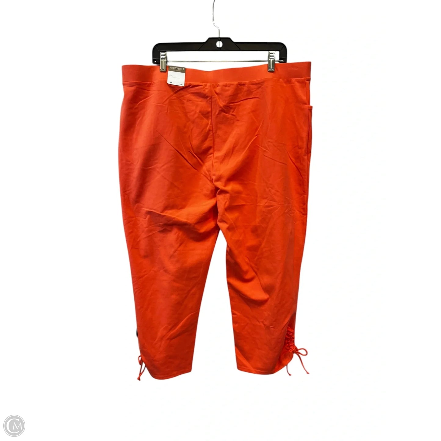 Capris By Chicos In Orange, Size: 16