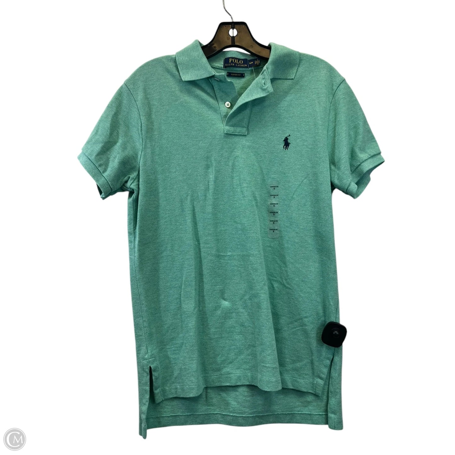 Top Short Sleeve By Polo Ralph Lauren In Green, Size: S