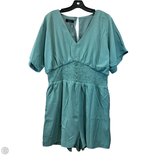 Romper By Dokotoo In Teal, Size: Xl