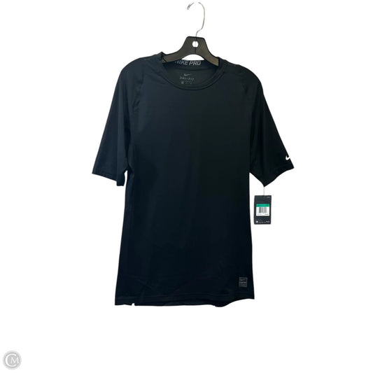 Athletic Top Short Sleeve By Nike Apparel In Black, Size: Xl