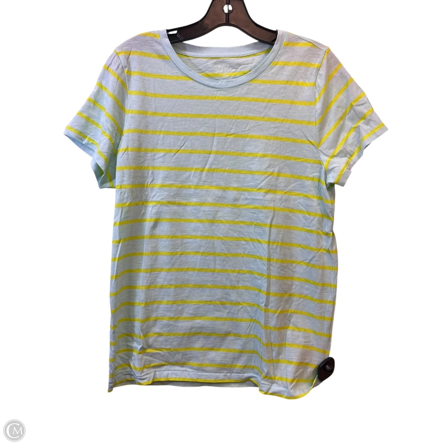 Top Short Sleeve By J. Crew In Blue & Green, Size: L
