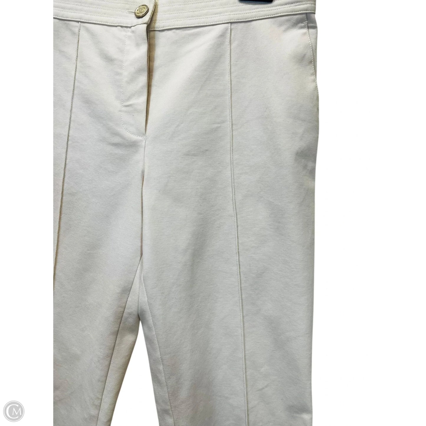 FLASH 25% off - Pants Luxury Designer By Chanel In White, Size: 8
