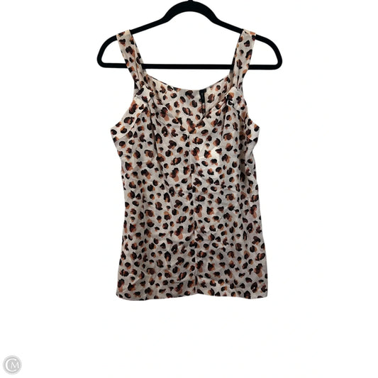 Top Sleeveless Designer By Theory In Animal Print, Size: S