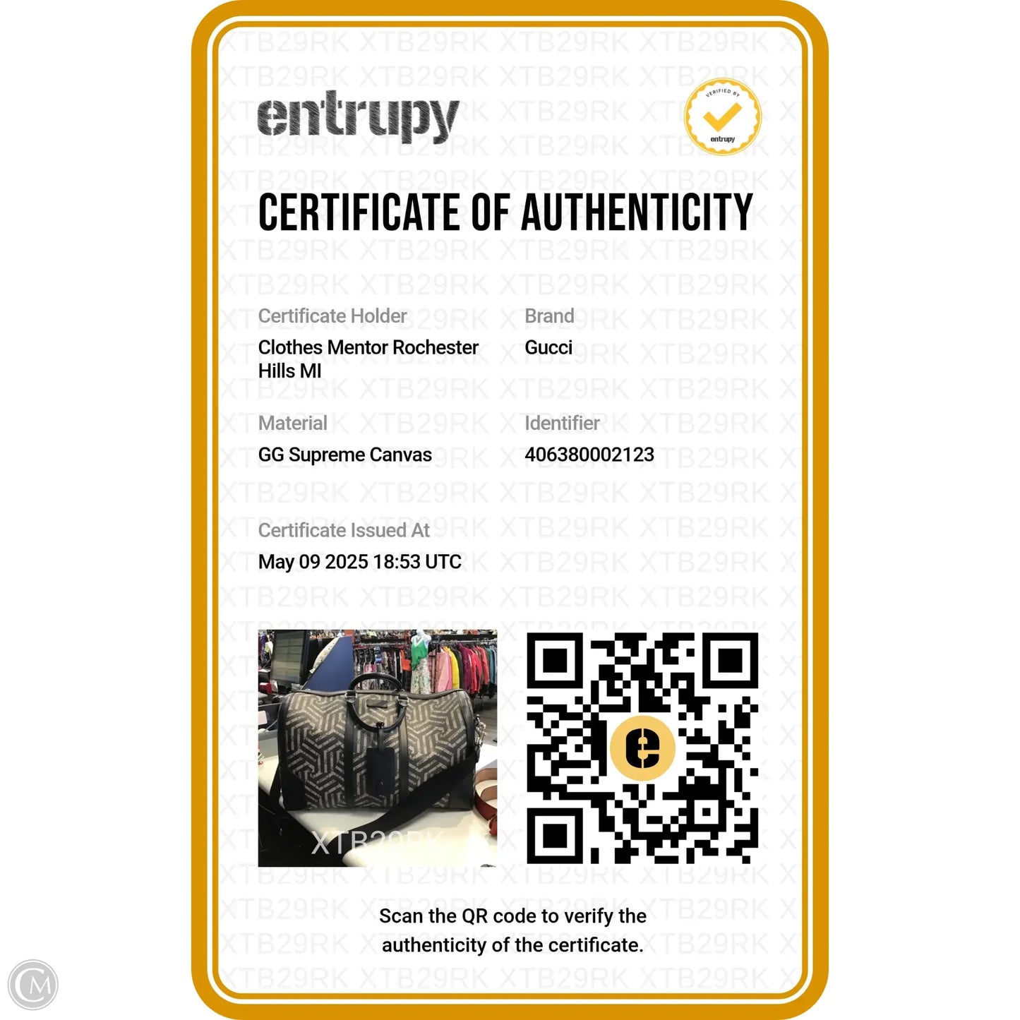 Duffle And Weekender Luxury Designer By Gucci, Size: Medium