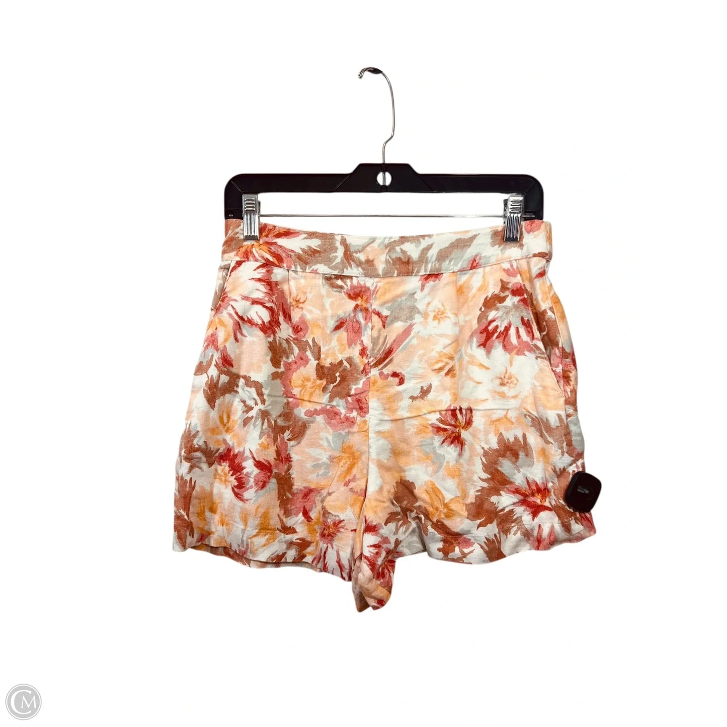 Shorts By Abercrombie And Fitch In Orange & Red, Size: M