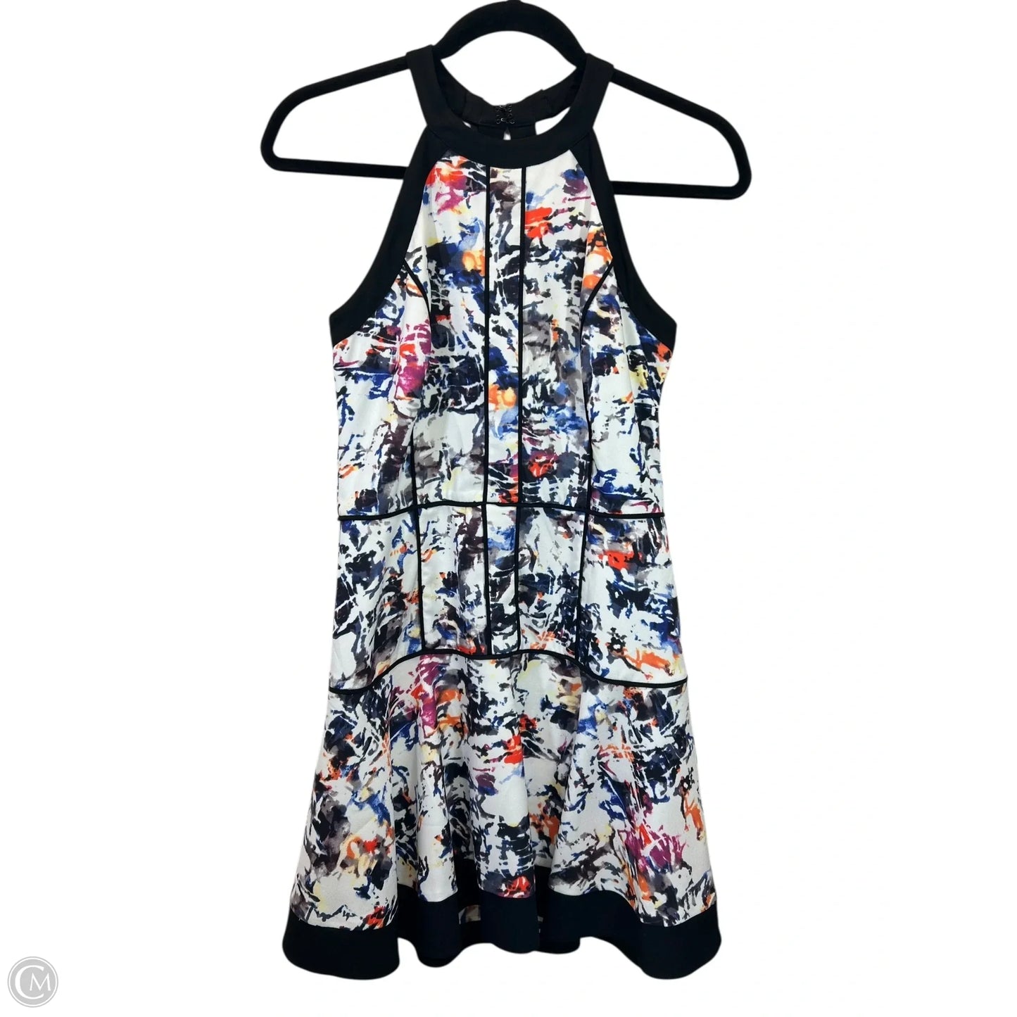 Dress Designer By Parker In Black & Blue, Size: S