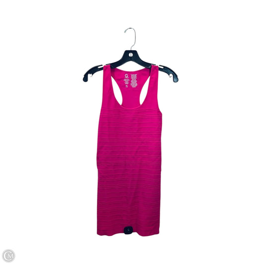 Dress Casual Midi By Guess In Pink, Size: M