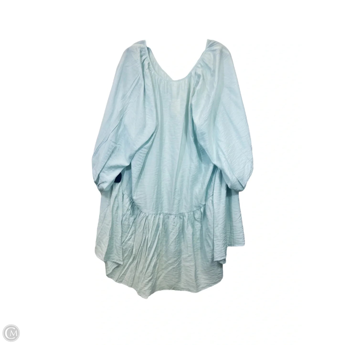Dress Casual Midi By H&m In Teal, Size: Xxl