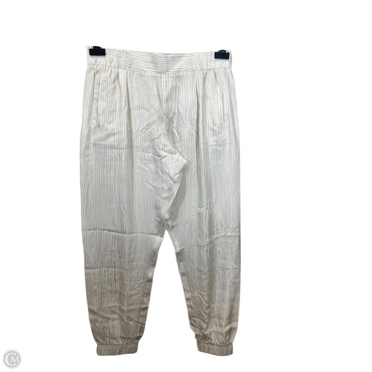 Pants Designer By Atm In Tan & White, Size: M