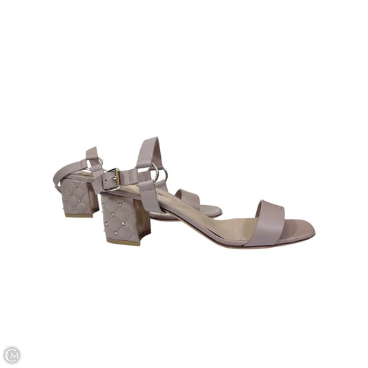 Sandals Luxury Designer By Valentino-garavani In Taupe, Size: 6.5