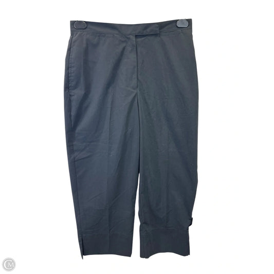 Athletic Capris By Liz And Co In Black, Size: M