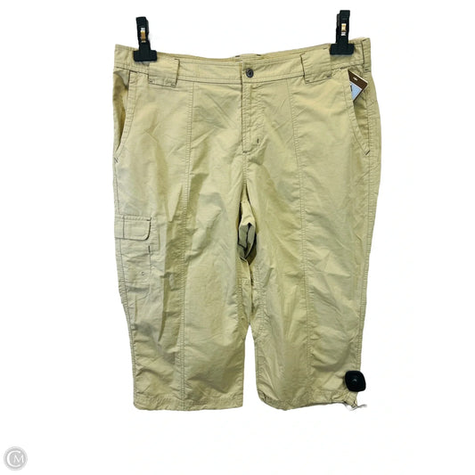 Athletic Capris By Columbia In Tan, Size: Xl