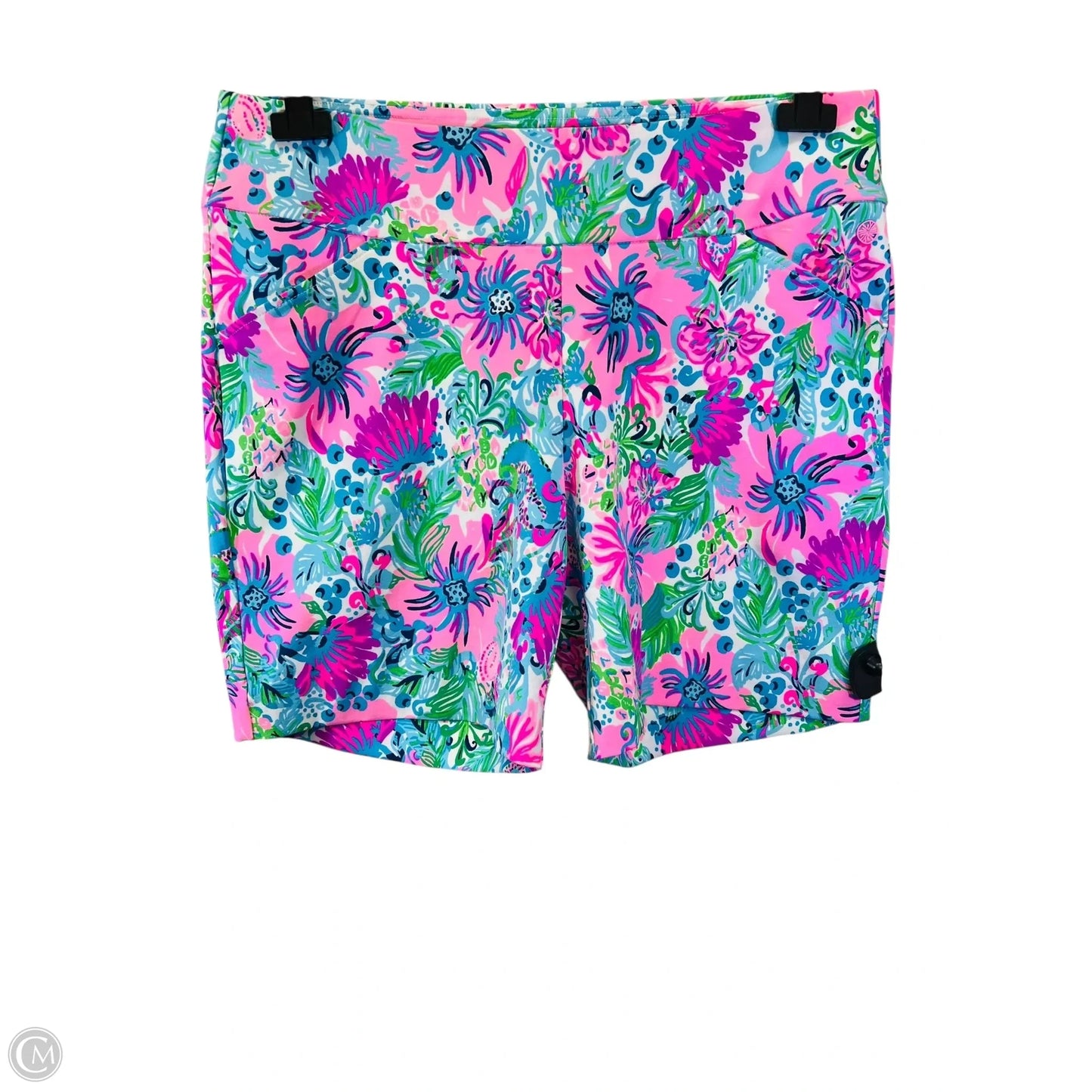 Athletic Shorts By Lilly Pulitzer In Blue & Pink, Size: 16