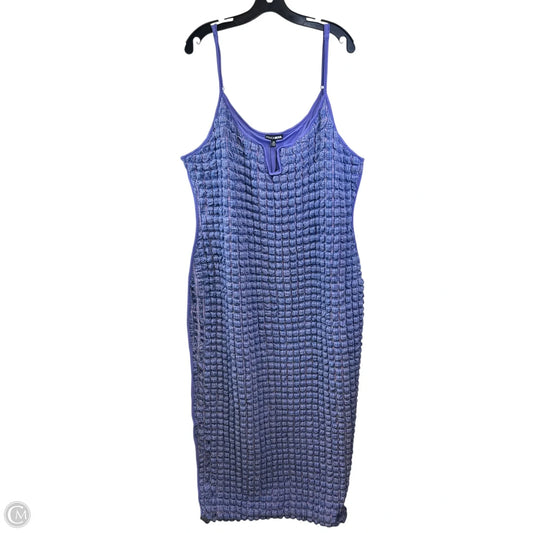 Dress Casual Maxi By Fashion Nova In Blue & Pink, Size: 3x