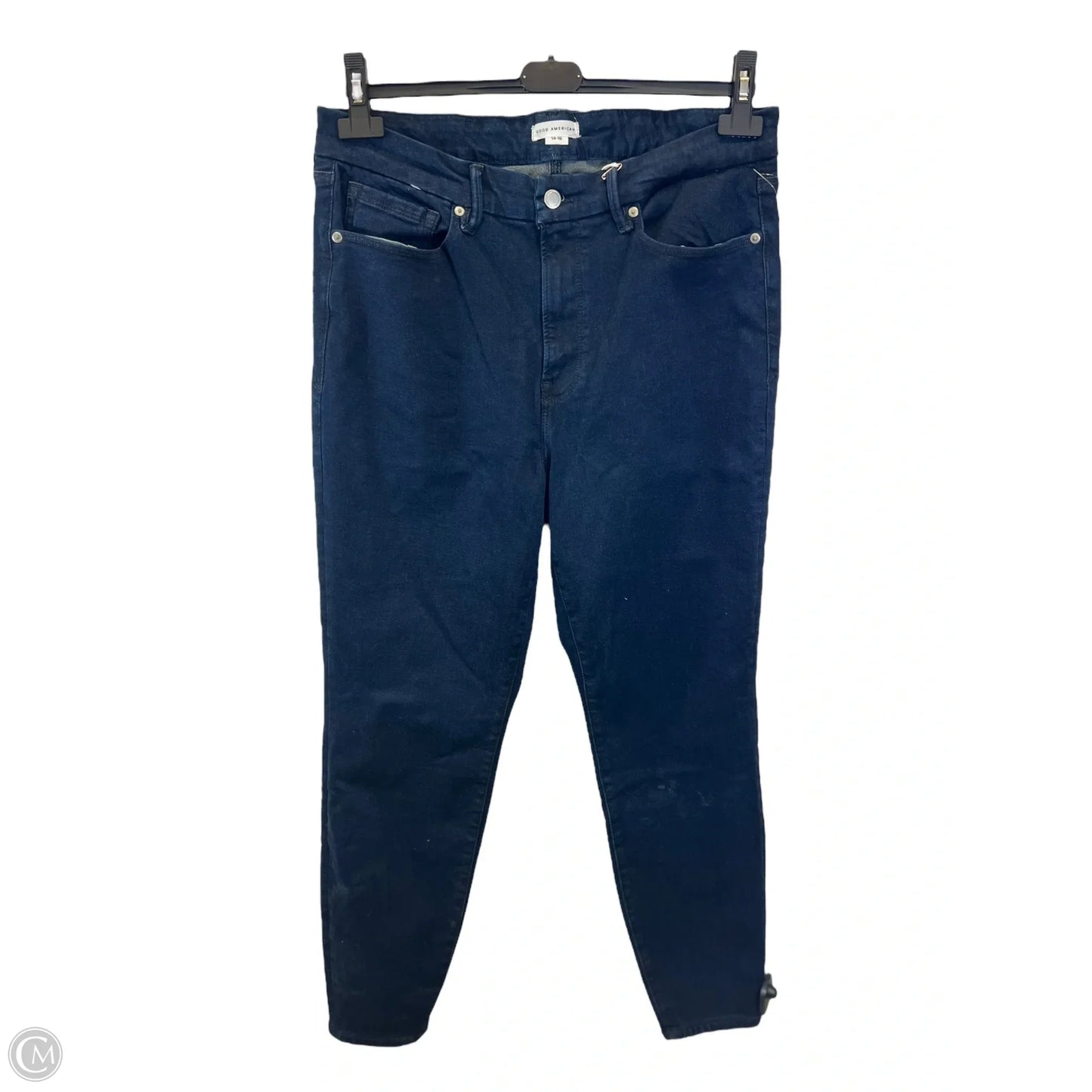 Jeans Designer By Good American In Blue Denim, Size: 14