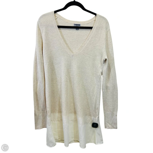 Dress Casual Midi By Chelsea 28 In Tan, Size: M