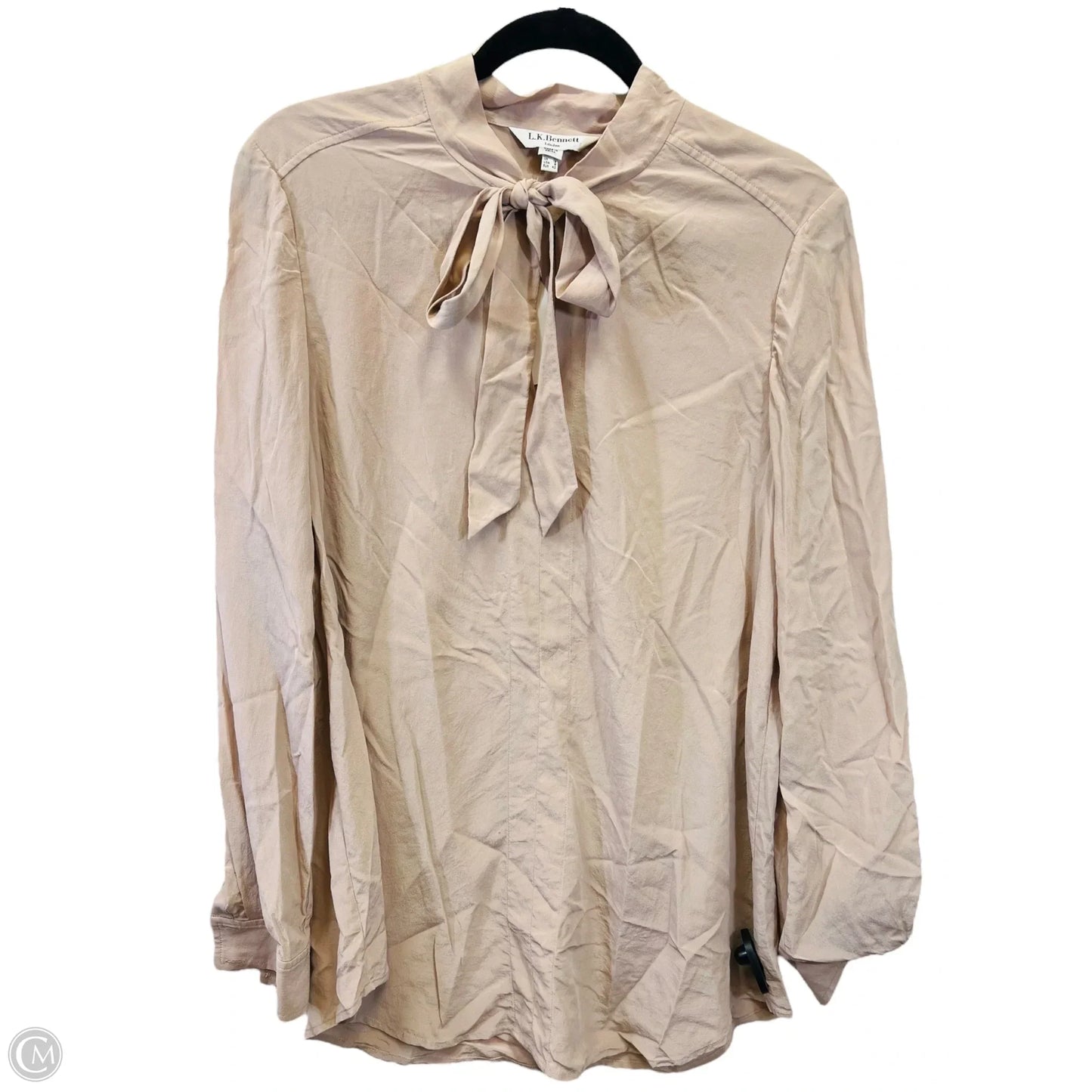 Top Long Sleeve Designer By Lk Bennett In Pink, Size: L