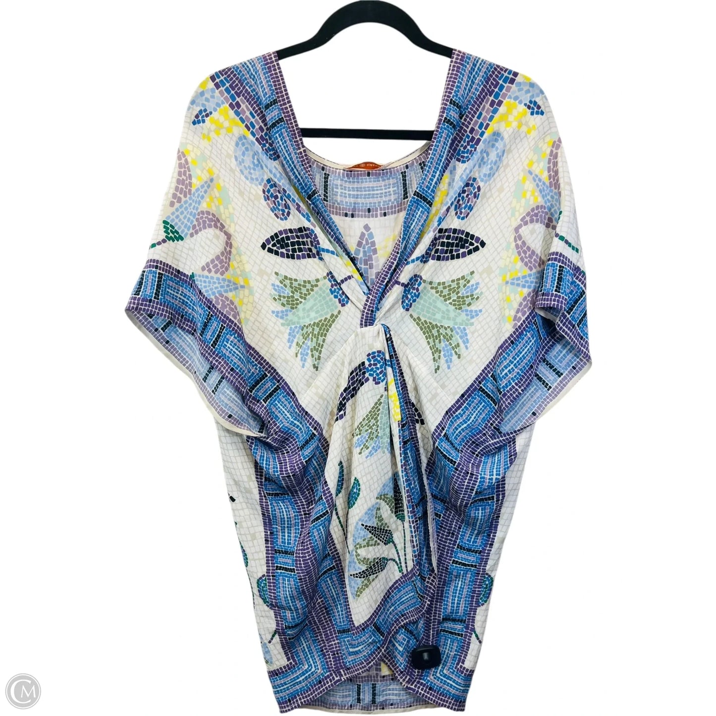 Swimwear Cover-up Designer By Tory Burch In Blue & Purple, Size: Xs