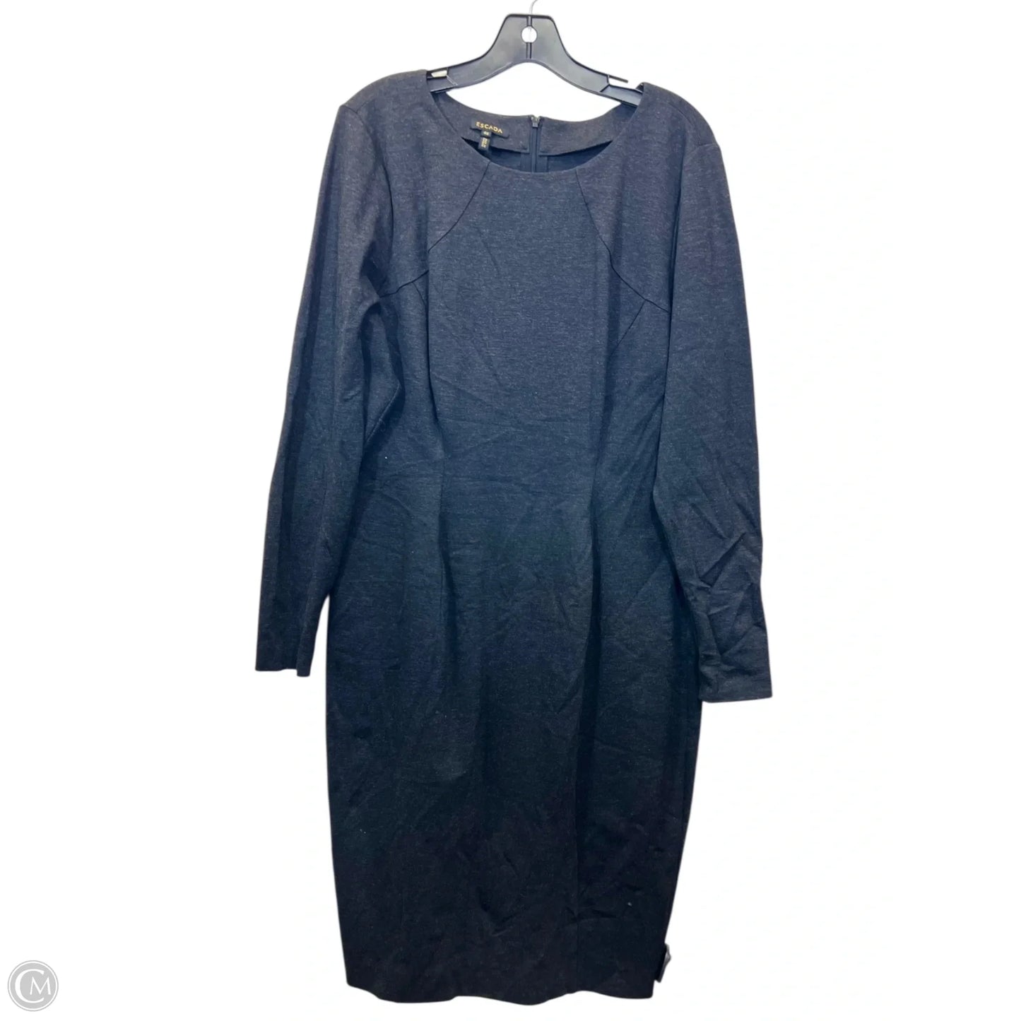 Dress Designer By Escada In Grey, Size: L