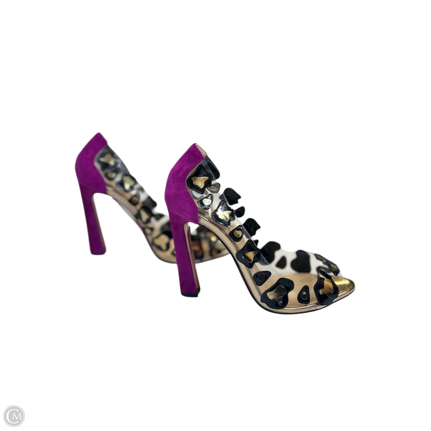 Shoes Luxury Designer By Christian Louboutin In Animal Print, Size: 6.5