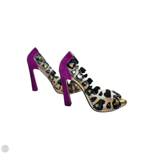 Shoes Luxury Designer By Christian Louboutin In Animal Print, Size: 6.5