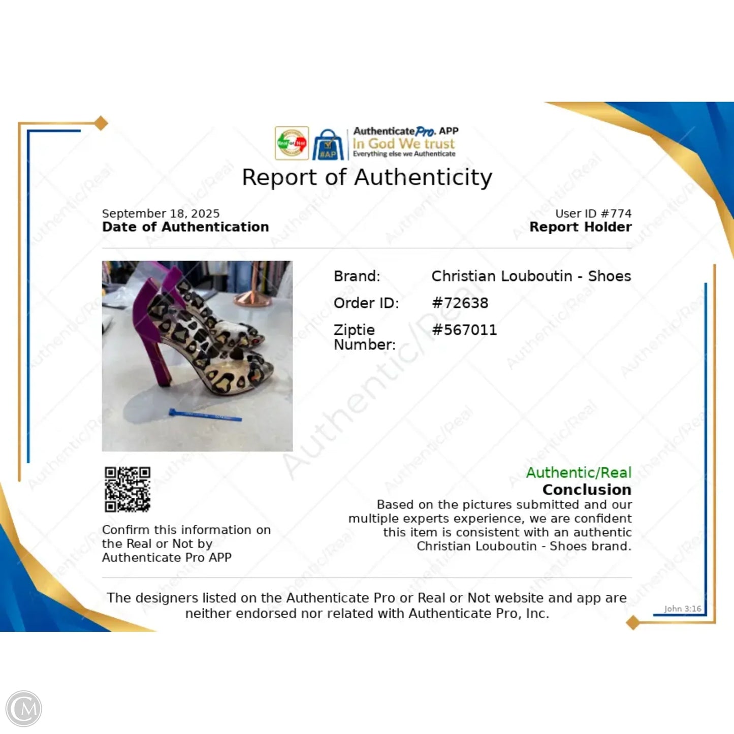 Shoes Luxury Designer By Christian Louboutin In Animal Print, Size: 6.5