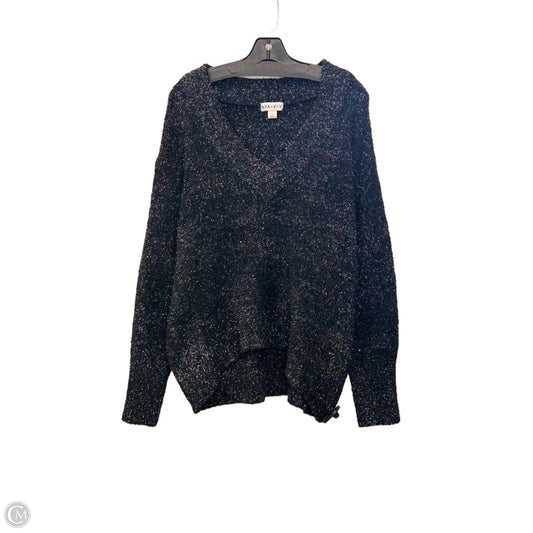 Sweater By Ava & Viv In Black & Silver, Size: 0x