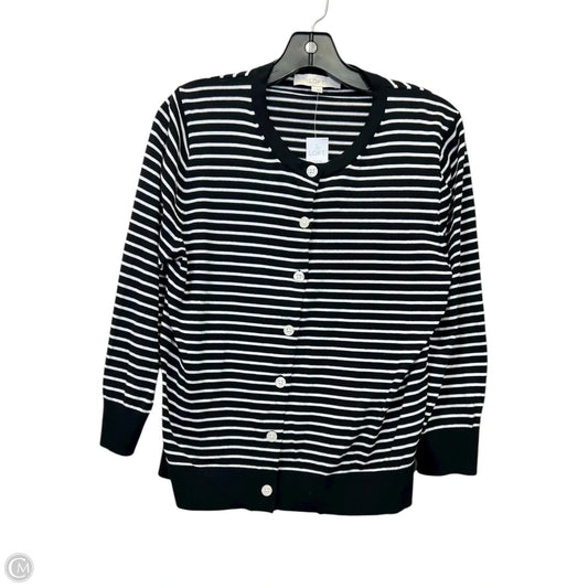 Cardigan By Loft In Black & White, Size: L