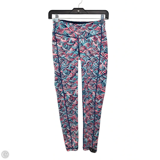 Athletic Leggings By Lilly Pulitzer In Pink & White, Size: Xs