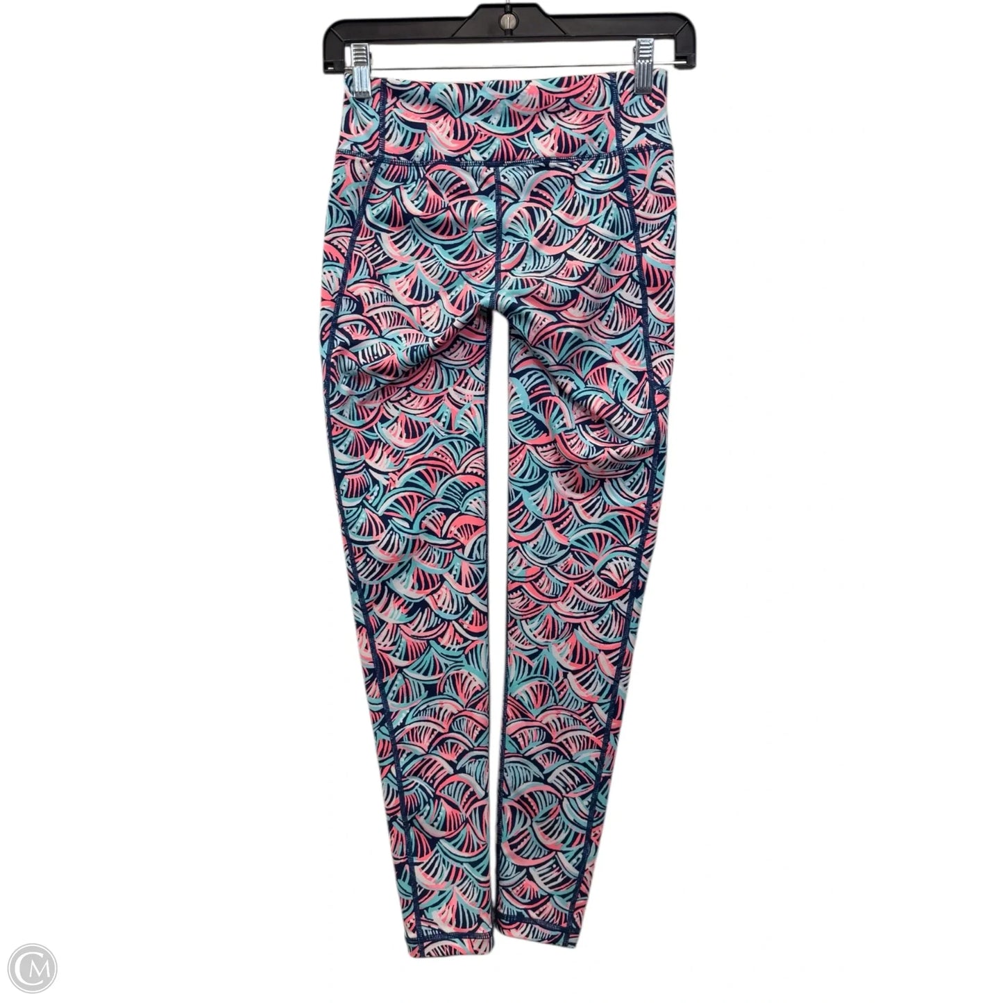 Athletic Leggings By Lilly Pulitzer In Pink & White, Size: Xs