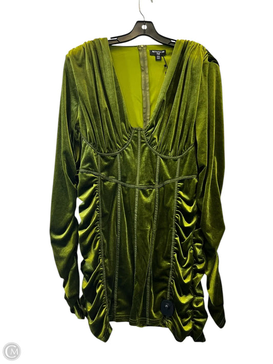 Dress Casual Midi By Pretty Little Thing In Green, Size: Xl