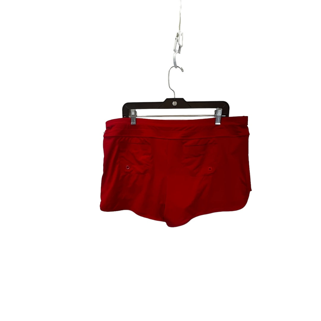Red Athletic Shorts Athleta, Size L