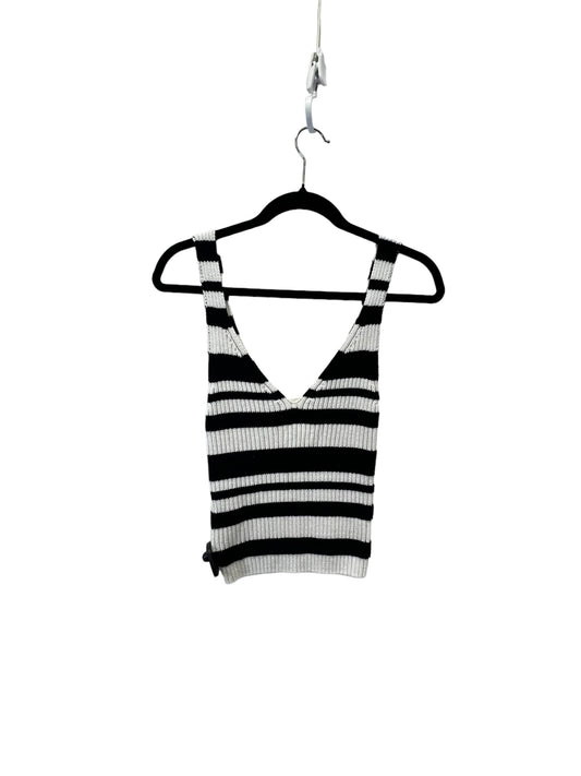 Striped Pattern Top Sleeveless Designer Maeve, Size Xs