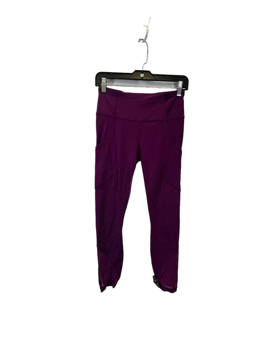 Purple Athletic Leggings Lululemon, Size 6